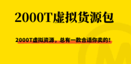 【虚拟货源】2000T虚拟资源,总有一款合适你卖的!