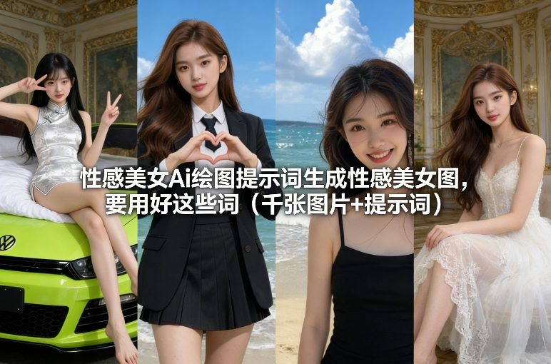 性感美女Ai绘图提示词生成性感美女图，要用好这些词(千张图片+提示词)
