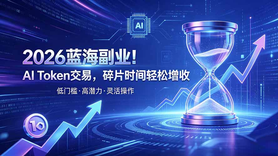 AI Token算力赛道!普通人可入局的数字副业