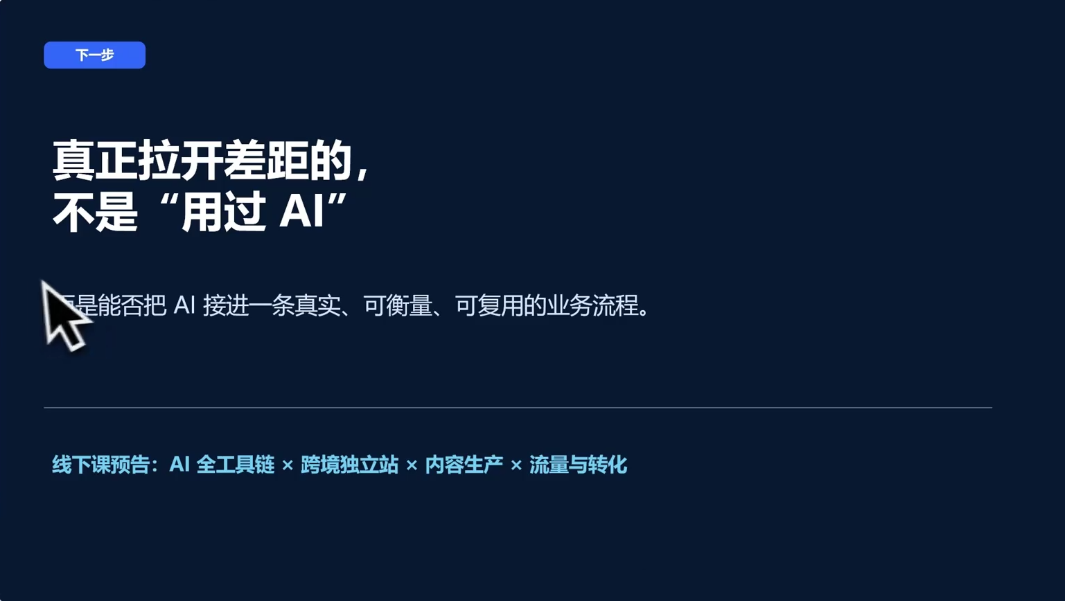 AI跨境独立站运营与投流体系