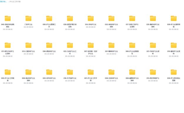 护士长工作管理手册岗位职责述职报告计划总结优质护理查房流程