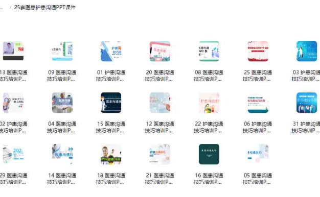 医患沟通技巧PPT模板