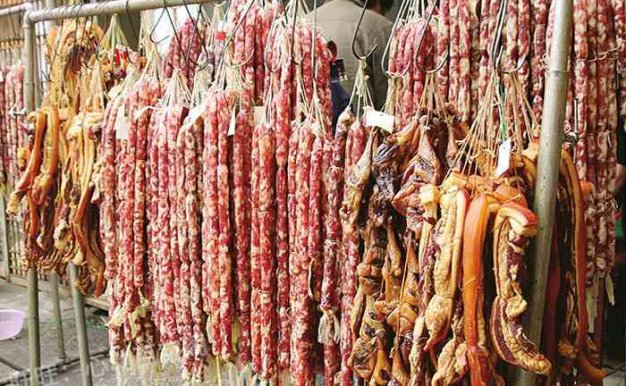 腊肉腊肠技术配方教程咸肉风干肠广式麻辣手工秘制香肠制作技术教学