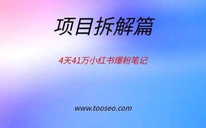 拆解报告:4天41万小红书爆粉笔记
