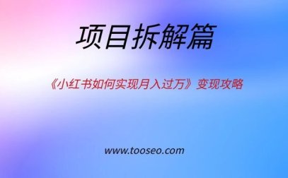 《小红书如何实现月入过万》变现攻略