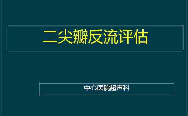 二尖瓣反流新