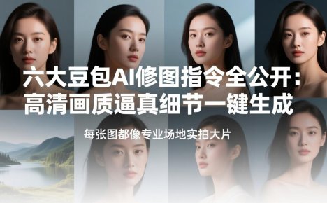 六大豆包AI修图指令全公开:高清画质逼真细节一键生成,每张图都像专业场地实拍大片