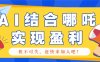 哪咤2爆火，如何利用AI结合哪吒2实现盈利，月收益5000+【附详细教程】