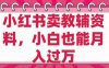 小红书卖教辅资料，0 成本，纯利润，售后成本极低，小白也能月入过W