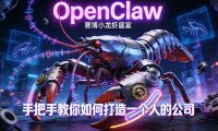 OpenClaw，小龙虾-从产品到爆款的成长之路，手把手教你如何打造一个人的公司