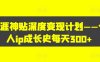 天涯神贴深度变现计划——个人ip成长史每天300+【揭秘】