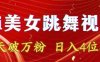 靠Ai美女跳舞视频，5天破万粉，日入4位数，多种变现方式【揭秘】