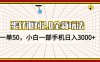 蛋仔派对2.0全新玩法，一单50，小白一部手机日入3000+