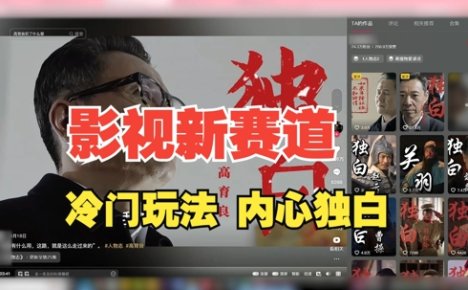 最新影视解说玩法,人物独白,30天涨粉24万+,全流程拆解【揭秘】