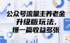 公众号流量主养老金升级版玩法，爆一篇收益多张