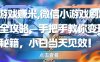 玩游戏挣米，微信小游戏刷广告全攻略，手把手教你变现秘籍，小白当天见效