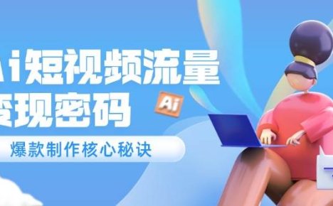 Ai短视频流量密码，爆款制作核心秘诀，120万案例深度解析