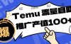 专注于Temu商家提供精准曝光浏览量，助力店铺排名提升和转化，单机日收入80-130【揭秘】