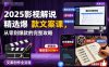 2025影视解说精选爆款文案课，从零到爆款的完整攻略
