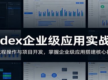 Codex企业级应用实战课:全流程操作与项目开发,掌握企业级应用搭建核心技能