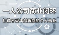 一人公司商业闭环，打造一份不受年龄限制的个人事业