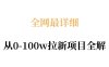 全网最详细从0-100w拉新项目全解，原理、收益和操作全拆解