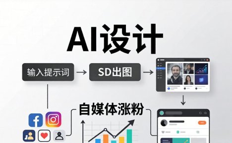 人人都是AI设计师:SD出图+自媒体涨粉一站教学,告别图文素材焦虑,AI设计让你轻松避开内卷