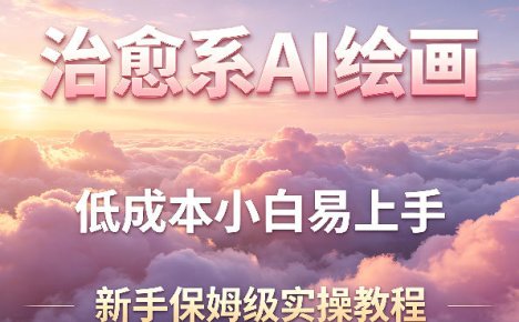 治愈系AI绘画提示词项目,低成本小白易上手,每天10分钟,新手保姆级实操教程