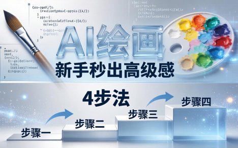 AI绘画入门别再硬磕了!即梦4步法:万能提示词公式+BRTR框架,新手秒出高级感