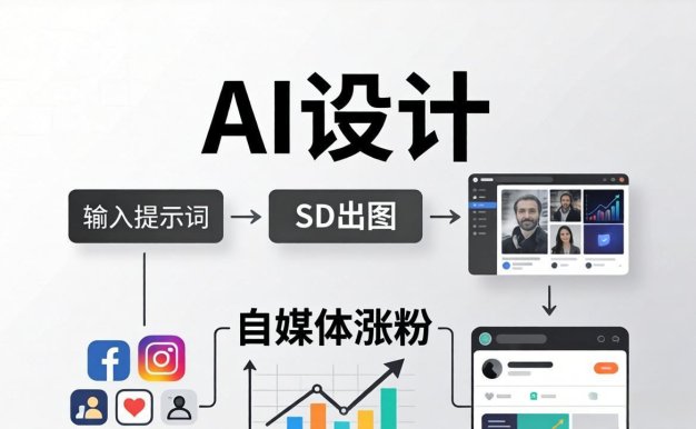 人人都是AI设计师：SD出图+自媒体涨粉一站教学，告别图文素材焦虑，AI设计让你轻松避开内卷