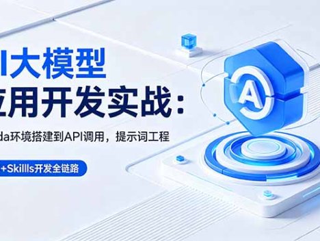 AI 大模型应用开发实战：Conda环境搭建到API调用，提示词工程+Skills开发全链路