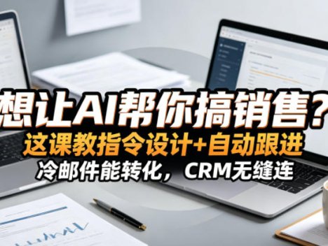 想让AI帮你搞销售？这课教指令设计+自动跟进，冷邮件能转化，CRM无缝连！【原创双语字幕】