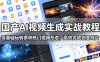 国产AI视频生成实战教程，零基础玩转多种热门视频形态，高效完成创意成片
