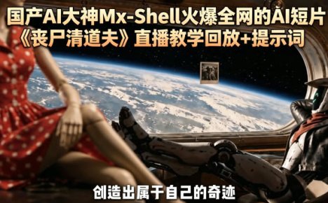 国产AI大神Mx-Shell火爆全网的AI短片《丧尸清道夫》直播教学回放+提示词