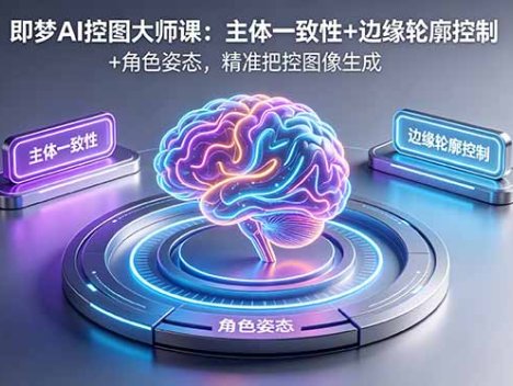 即梦AI控图大师课：主体一致性+边缘轮廓控制+角色姿态，精准把控图像生成