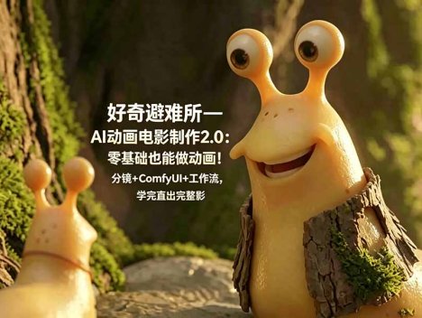 好奇避难所—AI动画电影制作2.0：零基础也能做动画！分镜+ComfyUI+工作流，学完直出完整影片