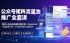 公众号矩阵流量池推广全套课，推流入池机制选题标题详解，DeepSeek AI批量做内容，多渠道变现全流程教学