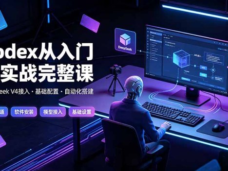 Codex从入门到实战完整课｜充值·安装·接入DeepSeek，记忆·插件·Skill·CLI·MCP全拆解