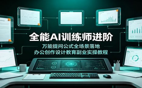 全能AI训练师进阶:万能提问公式全场景落地,办公创作设计教育副业实操教程