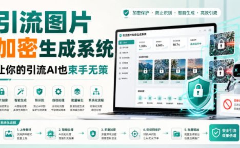 引流图片加密生成系统,让你的引流AI也束手无策