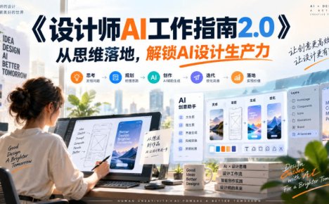 《设计师AI工作指南2.0》从思维落地-无水印,解锁AI设计生产力